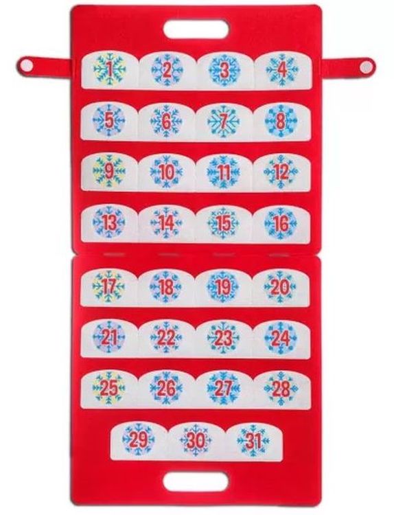 Развивающая игрушка из фетра «Сумка. Планер-адвент» — картинка 3