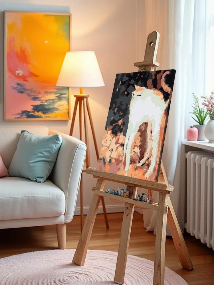 Картина по номерам «Кошка» — картинка 10