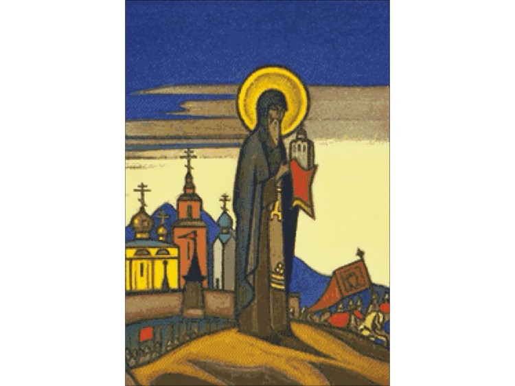 Алмазная вышивка «Святой Сергий Радонежский» — картинка 2