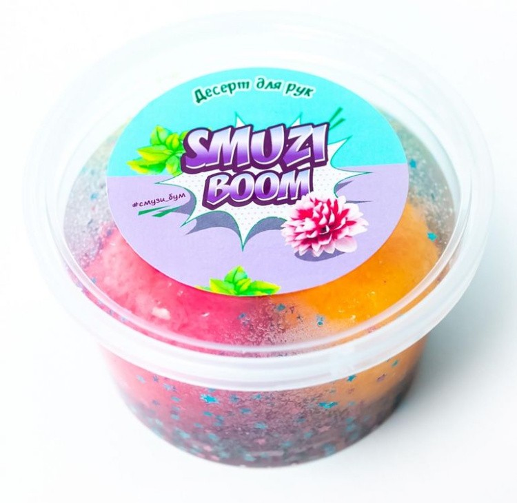 Слайм-десерт для рук Smuzi boom Флоат с ароматом манго, 200 гр
— картинка 2