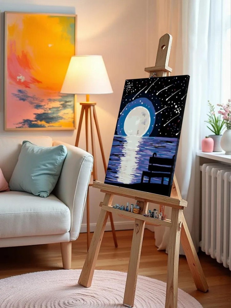 Картина по номерам «Звездопад» — картинка 9