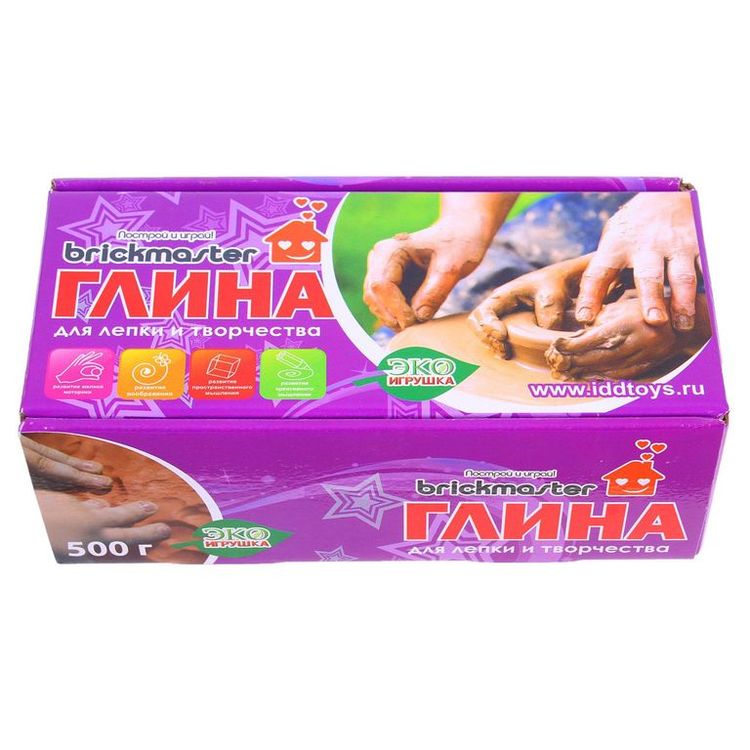 Глина для детского творчества Brickmaster 500 гр — картинка 2