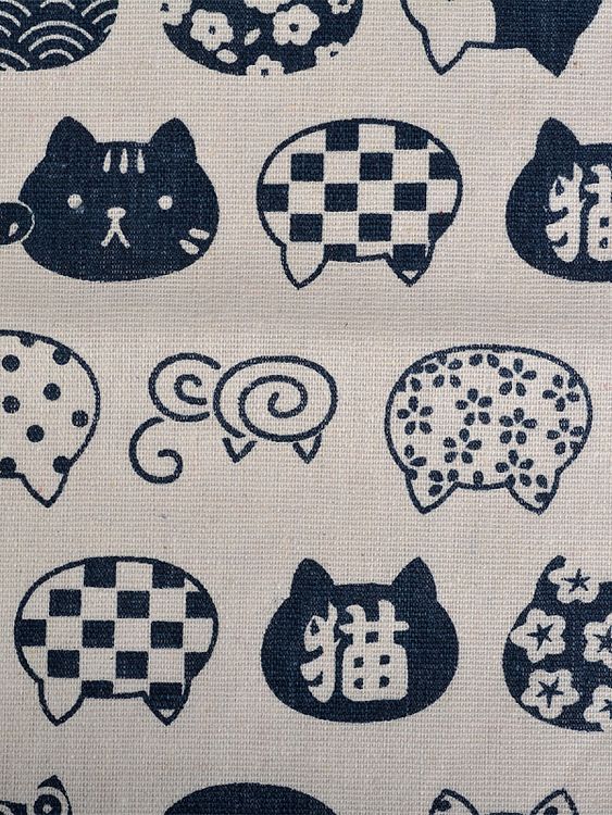 Ткань Лен, 140 г/м², 5 м x 150 см, цвет: белый, синий, животный принт, TBY — картинка 2