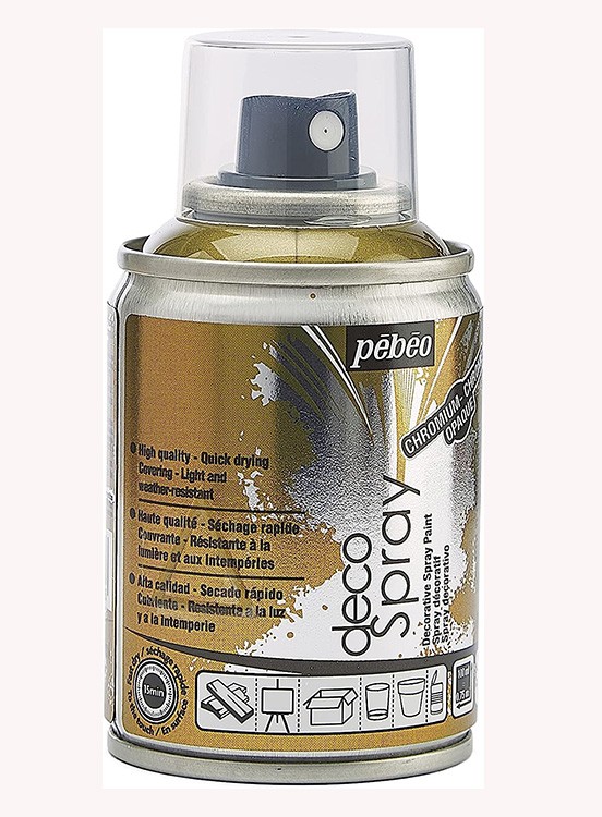 Краска decoSpray, 093782 Под золото хром — картинка 6