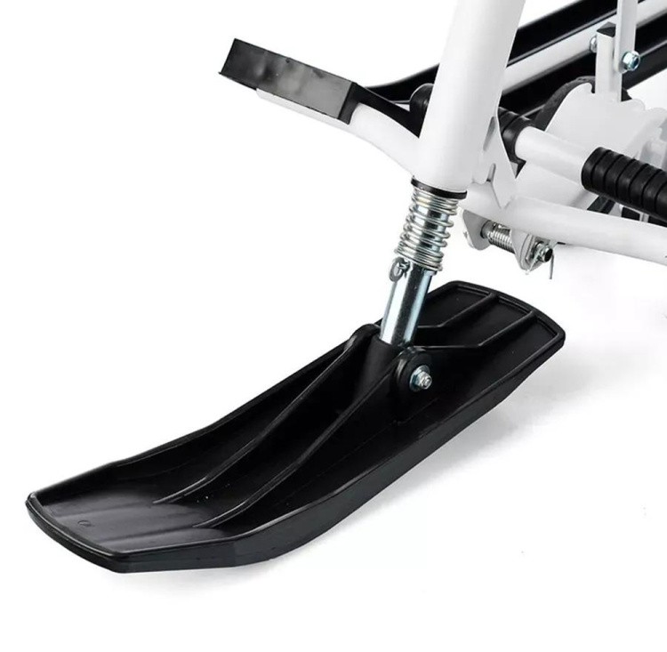 Снегокат детский 507 TWINS BABY Wheel со спинкой для двоих — картинка 6