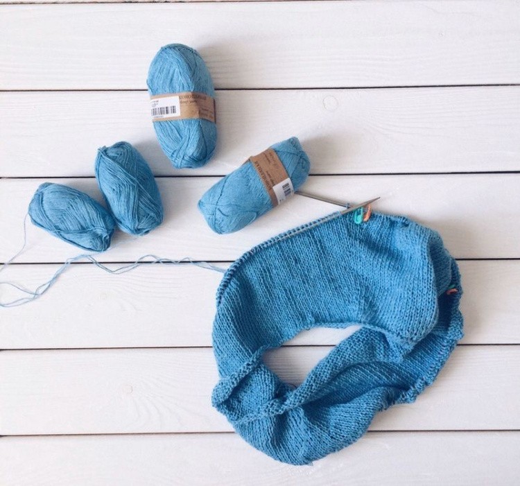 Пряжа Пехорка Конопляная (1002), карамель, 5 шт. по 50 г — картинка 2