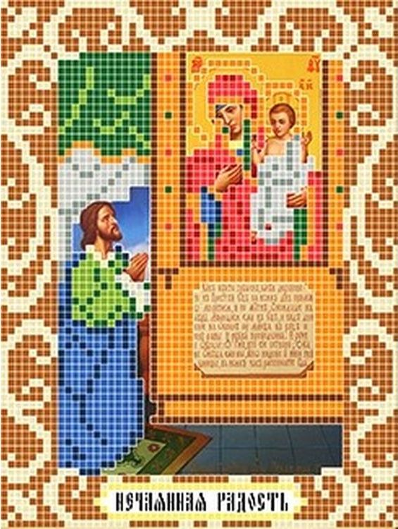 Рисунок на ткани «Богородица Нечаянная Радость»