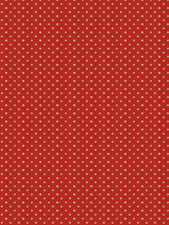 Ткань Лен, 140 г/м², 5 м x 150 см, цвет: красный, принт горошек, TBY — картинка 5
