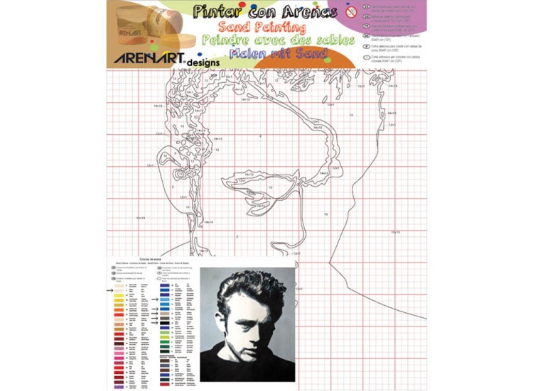 Картина цветным песком (набор) «Дин» — картинка 2