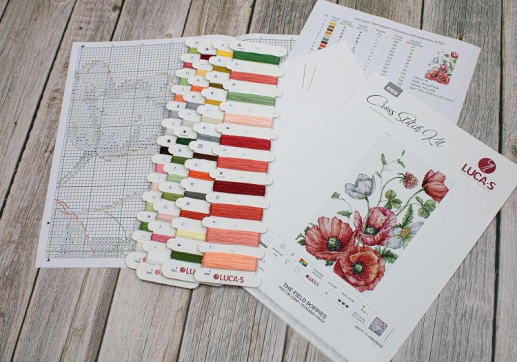 Набор для вышивания «Полевые маки» — картинка 2