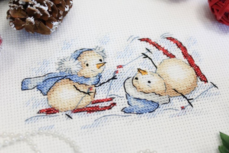 Набор для вышивания «Зимние соревнования» — картинка 2