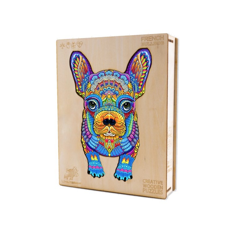 Деревянные пазлы «Смелый Бульдог S», Woodbests — картинка 6