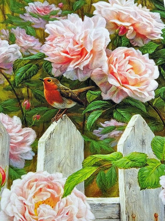 Набор для вышивания «Зарянка в саду» — картинка 5