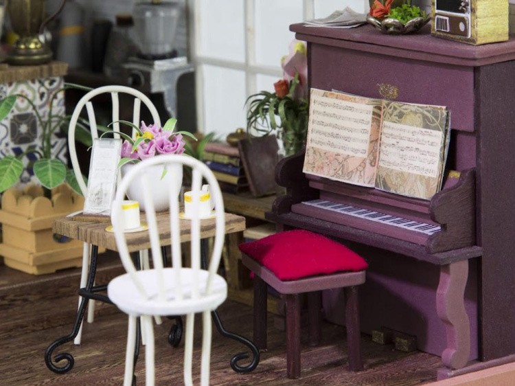 Набор для создания миниатюры (румбокс) «Любимая кофейня» — картинка 8