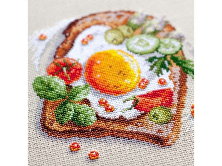 Набор для вышивания «Тост с яичницей» — картинка 6