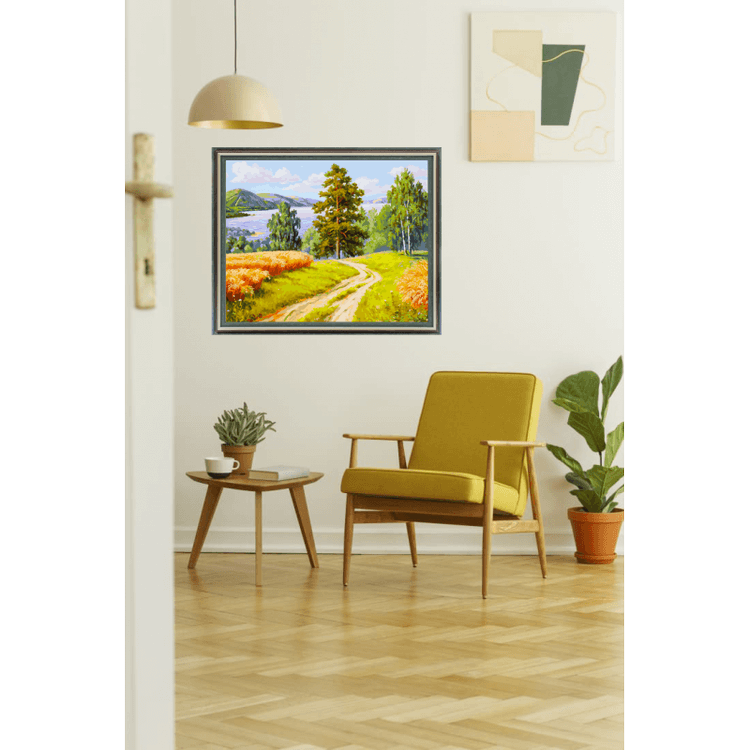 Картина по номерам «Заволжье пшеничное» — картинка 6