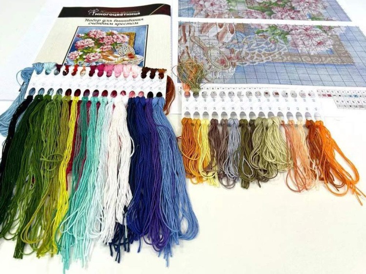 Набор для вышивания «Пионы для балерины» — картинка 8