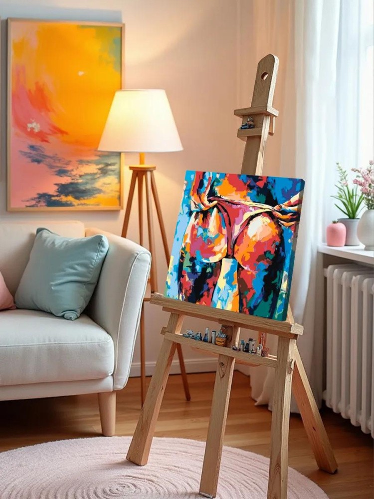 Картина по номерам «Абстракция тела» — картинка 9