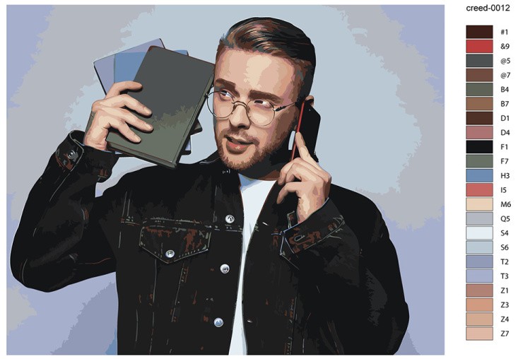 Картина по номерам «Егор Крид 3» — картинка 2