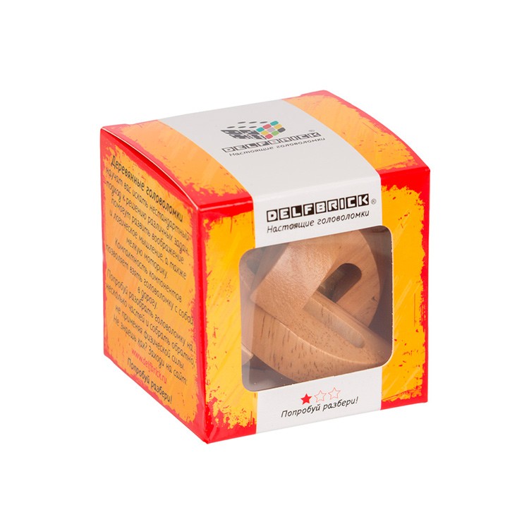 Головоломка деревянная Сфера, DELFBRICK — картинка 2