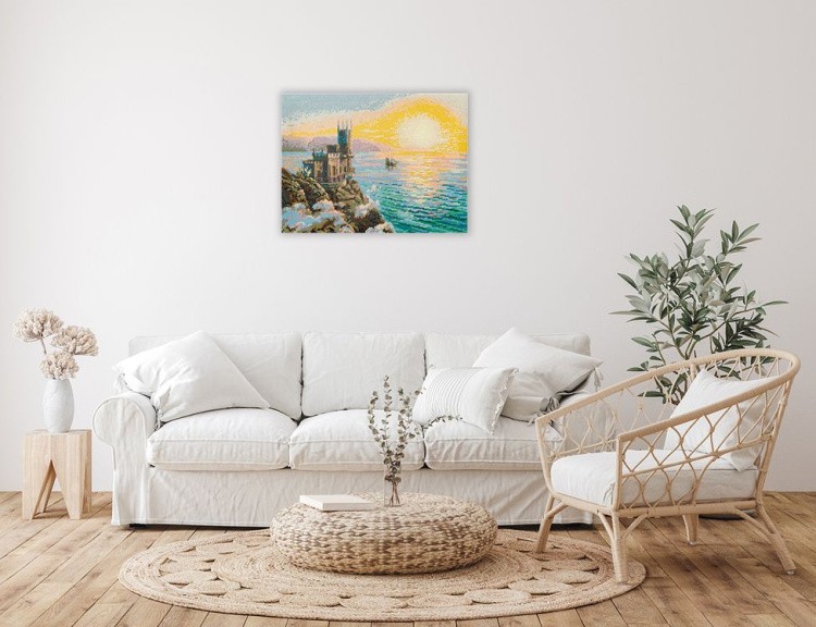 Алмазная вышивка «Крым. Ласточкино гнездо» — картинка 2