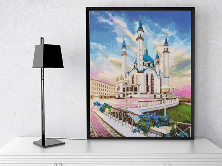 Алмазная вышивка «Казанская соборная мечеть» — картинка 3