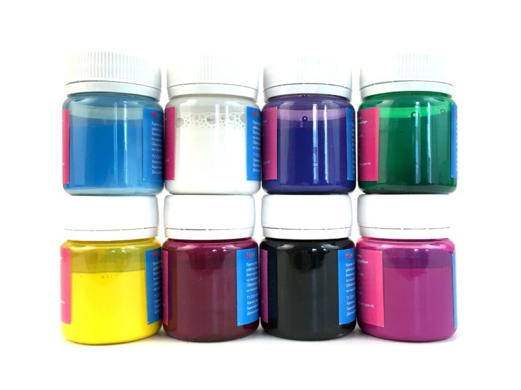 Набор для эбру «Модерн», 8 цветов, Mimi — картинка 7