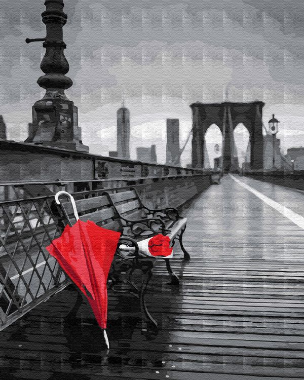 Картина по номерам «Зонт в Бруклине»