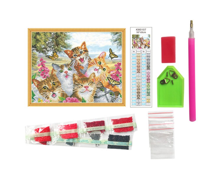 Алмазная вышивка «Веселая компания» — картинка 2