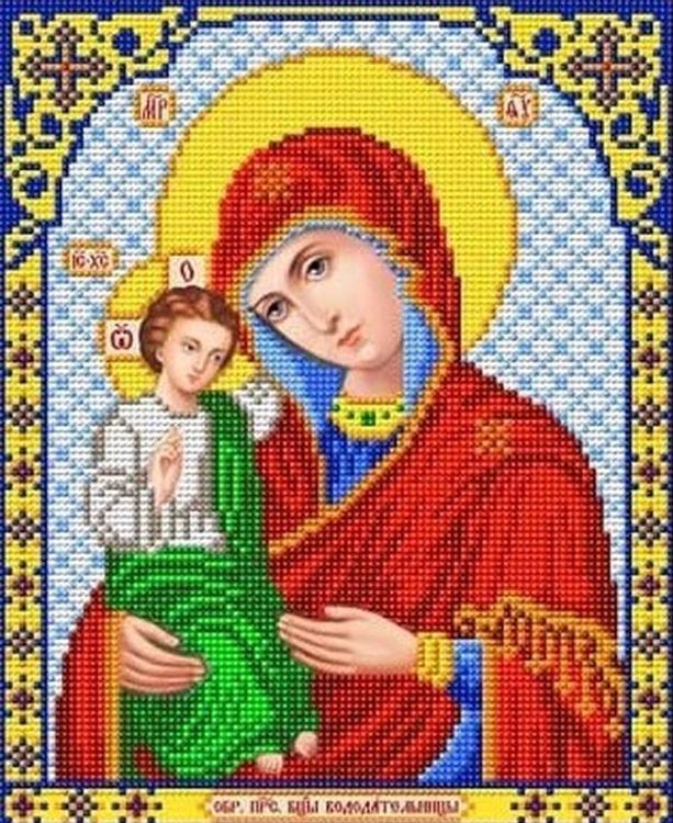 Рисунок на ткани «Богородица Вододательница»