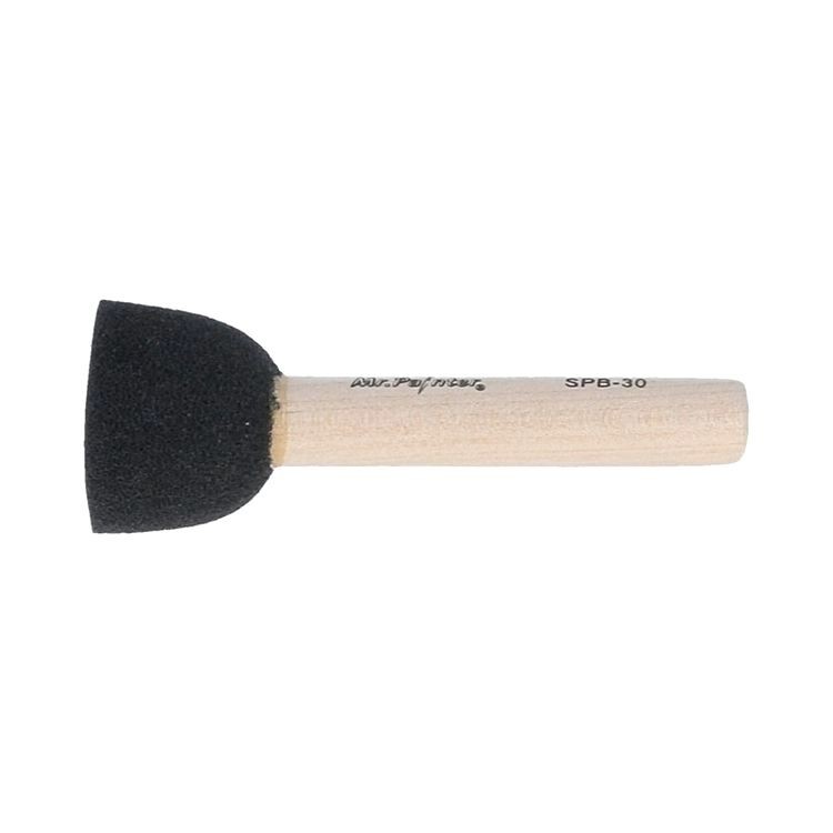 Кисть поролоновая, подушечка, №30, круглая, 20 шт., Mr.Painter — картинка 2