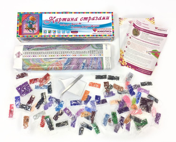 Алмазная вышивка «Крылатые качели» — картинка 3