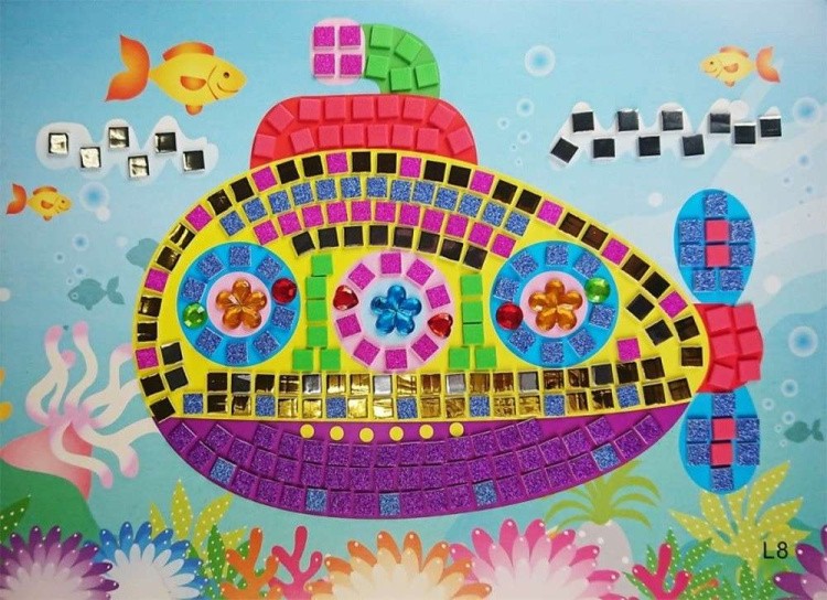 Мозаика из стикеров «Подводная лодка»