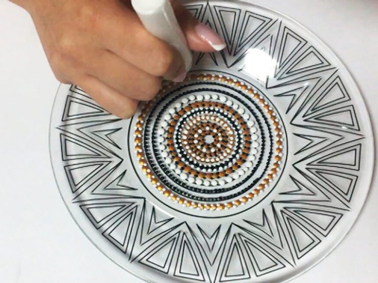 Набор для точечной росписи «Blue Plate» — картинка 10