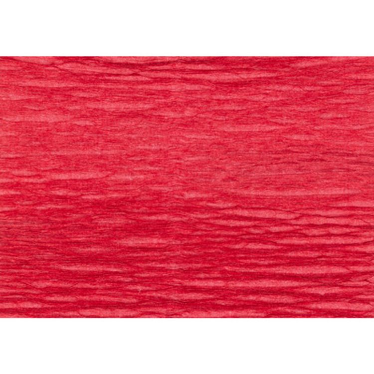 Гофрированная бумага 2,5 м, 17А6 красный