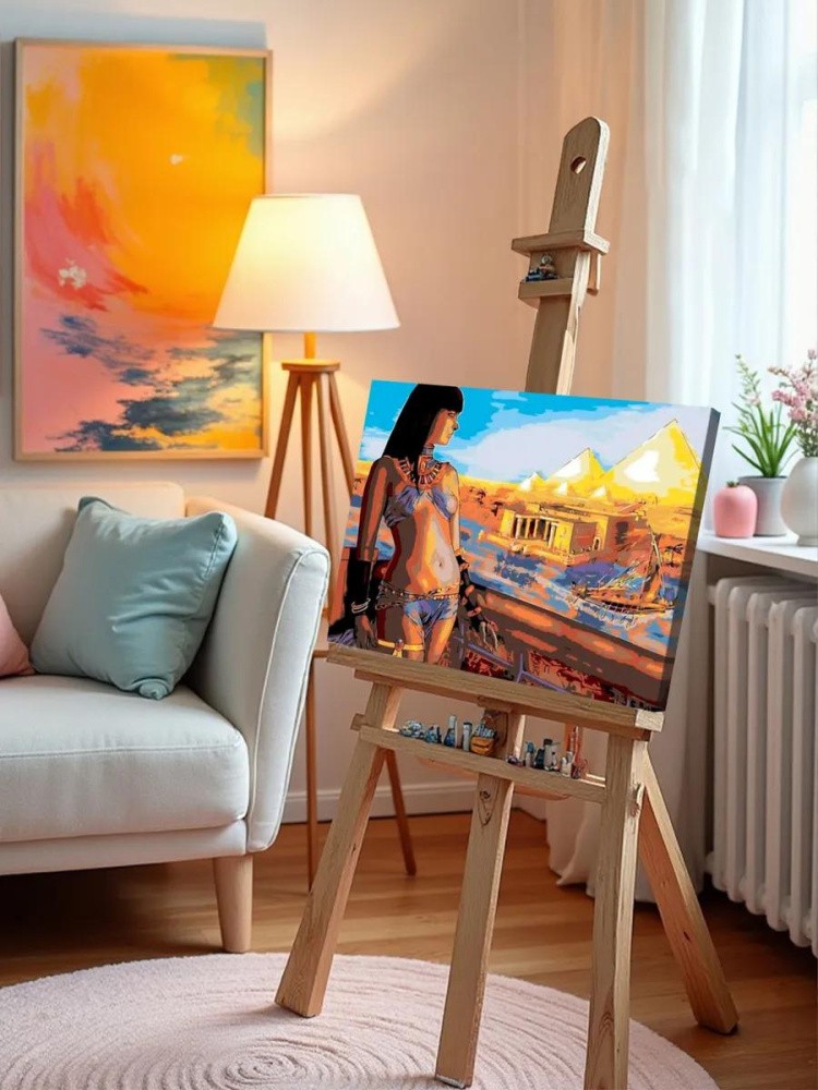 Картина по номерам «Египетская красотка» — картинка 10