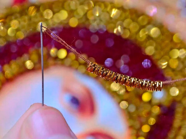 Набор вышивки хрустальными камнями «Богородица Казанская» — картинка 6