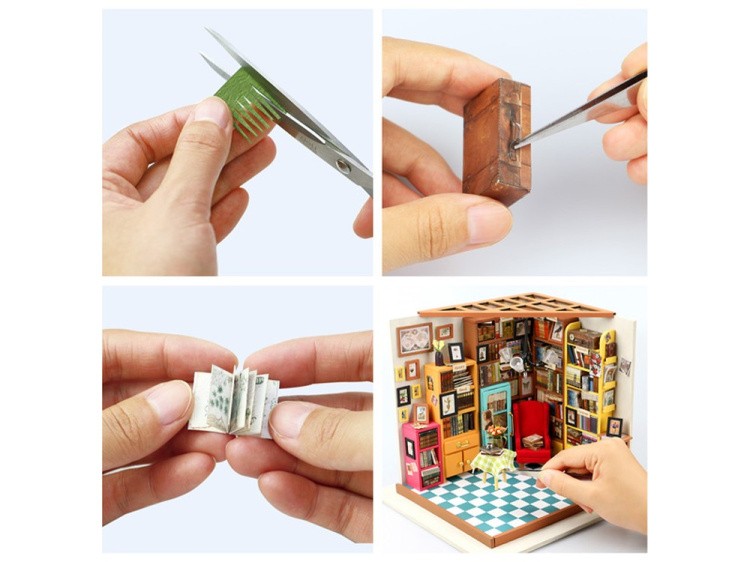 Набор для создания миниатюры (румбокс) «Книжный магазинчик» — картинка 6