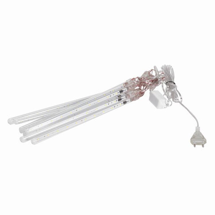 Гирлянда светодиодная на окно «Сосульки», 160 ламп, 2,1х0,3 м, цвет: холодный белый — картинка 2