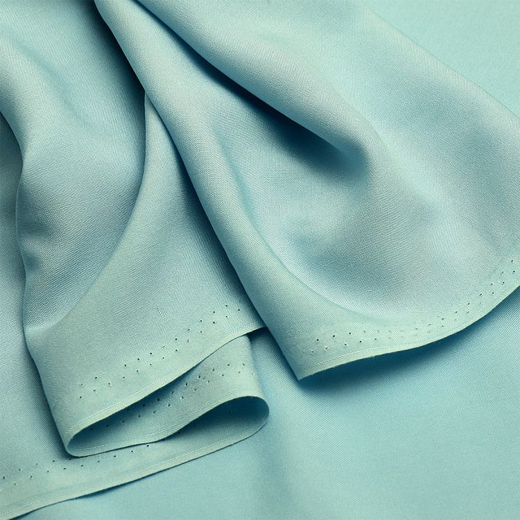 Ткань Штапель, матовая, 5 м, ширина 145 см, 110 г/м2, цвет: 37 голубой, TBY — картинка 4