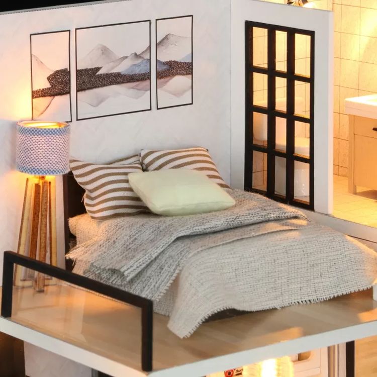 Миниатюрная сборная модель (румбокс) «Комната Модерн» — картинка 8