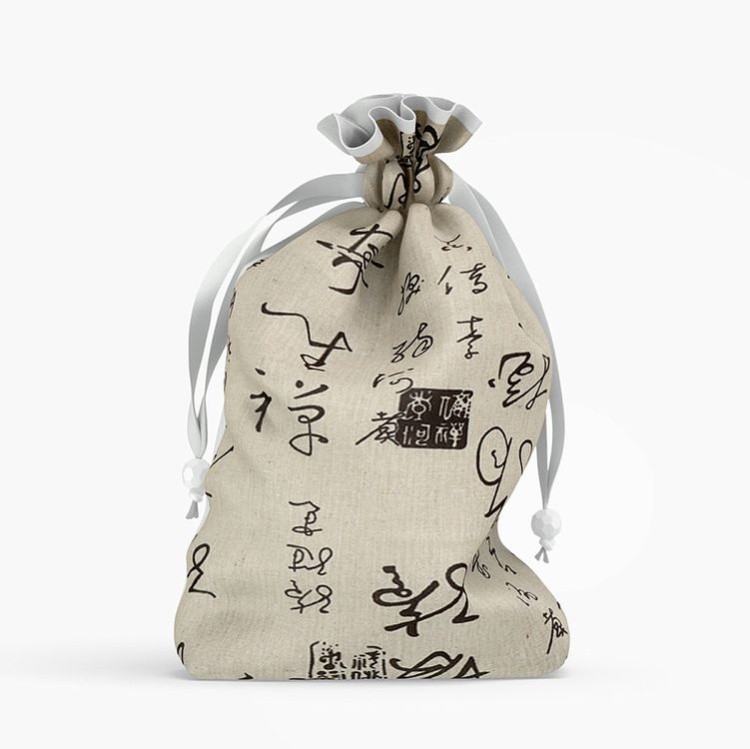 Ткань льняная, 3 м x 150 см, 140 г/м², цвет: бежевый, надписи, TBY — картинка 7