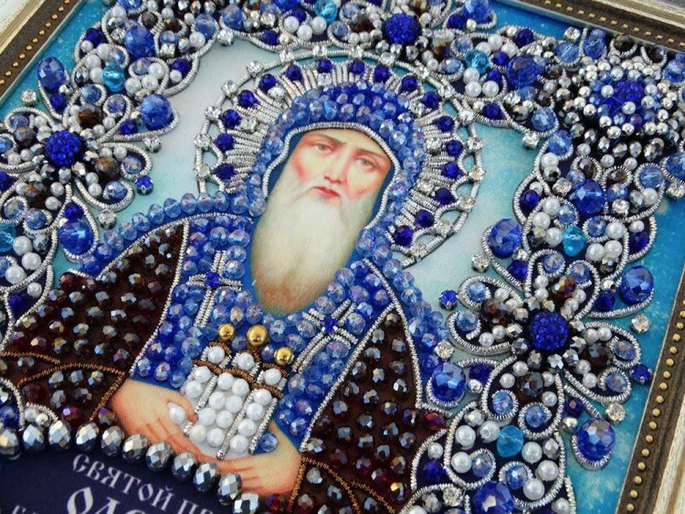 Набор для вышивания хрустальными камнями «Святой Олег» — картинка 11