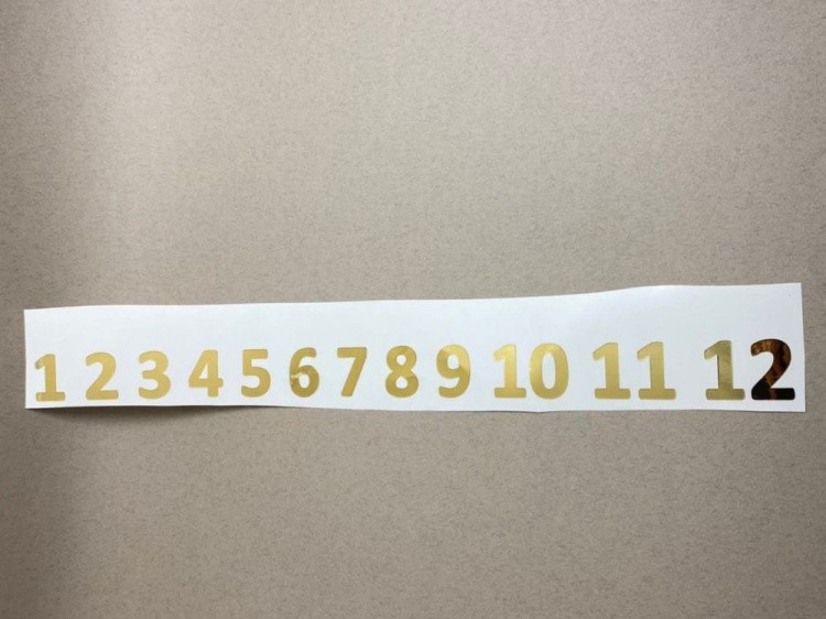 №20 Наклейка (золото) Sticker, Art Blong — картинка 2