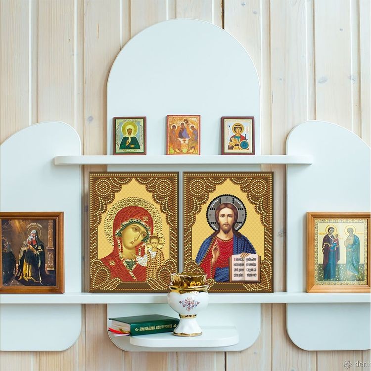 Алмазная вышивка «Казанская Божия Матерь» — картинка 5