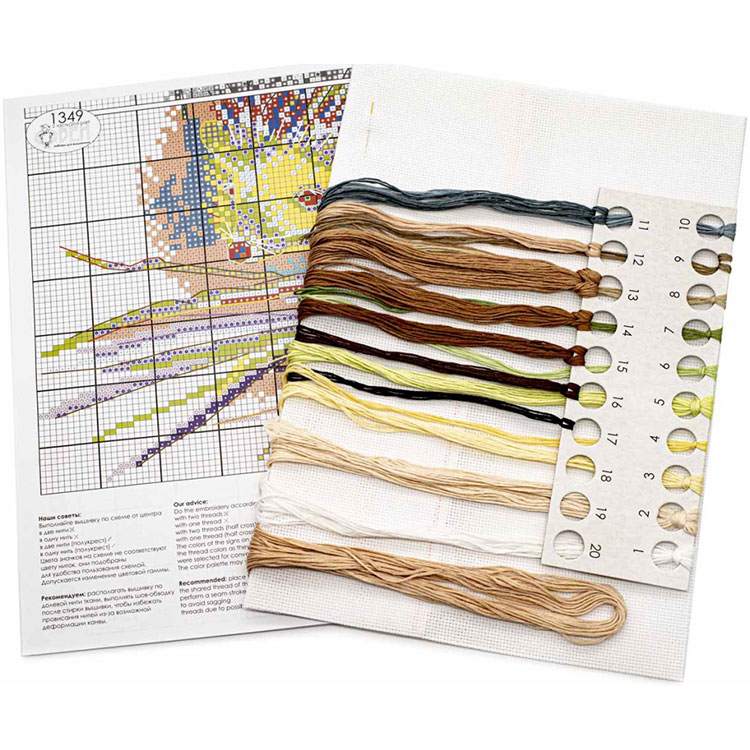 Набор для вышивания «Ёжики» — картинка 2