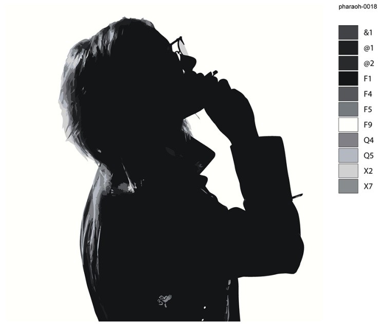 Картина по номерам «Рэпер Фараон Pharaoh: альбом PHREQUENCY» — картинка 2