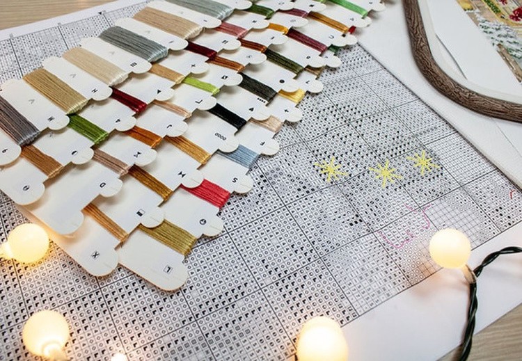 Набор для вышивания «Winter playtime» — картинка 3