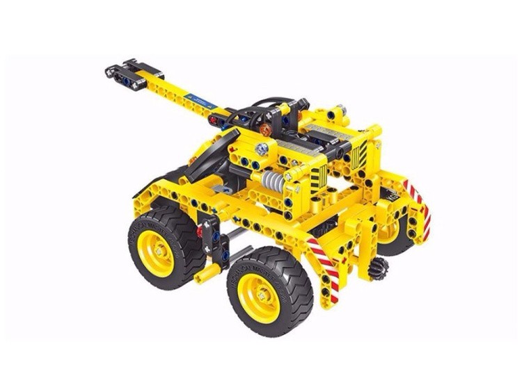 Конструктор QIHUI «Бульдозер и танк 2 в 1» — картинка 6