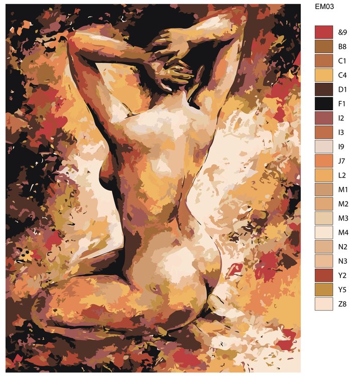 Картина по номерам «С натуры» — картинка 2